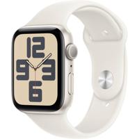 Apple Watch SE (2024) GPS 44 mm Aluminium kast Sportband Poolster S/M