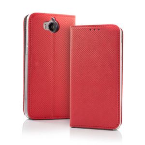 Smart Magnet Wallet Case voor Samsung S9 Rood