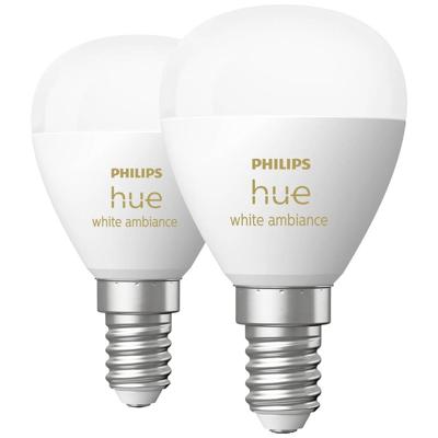 Hue LED-lamp 8719514491168 Energielabel: F (A - G) Hue White Ambiance Luster E14 5.1 W Energielabel: F (A - G)