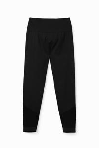 Elastische legging met texturen - BLACK - L