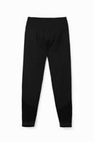 Elastische legging met texturen - BLACK - XL - thumbnail