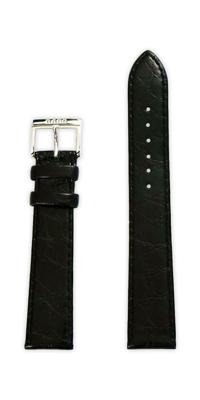 Horlogeband Rado 07.08847.10 Leder Zwart 18mm