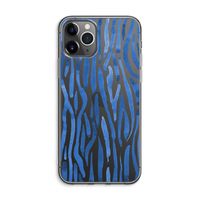 Blauwe nerven: iPhone 11 Pro Max Transparant Hoesje