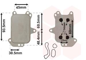 Van Wezel Oliekoeler motorolie 09013703