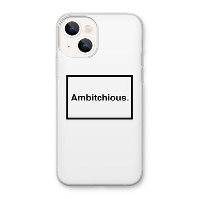 Ambitchious: iPhone 13 mini Transparant Hoesje
