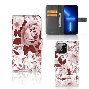 Hoesje iPhone 13 Pro Max Watercolor Flowers