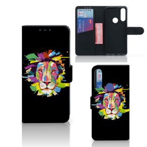 Alcatel 1S 2020 Leuk Hoesje Lion Color