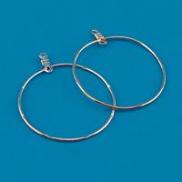 Darice • steel ear hoop gold