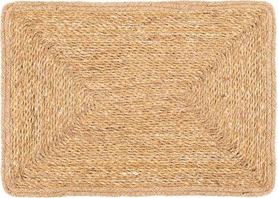 Tiseco Home Studio Placemat JUTTA -100% jute zeegras Beschermt de tafel, elegant ontwerp Rechthoek 33x45 cm