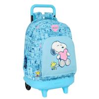 Schoolrugzak Snoopy Love Blauw 33 x 45 x 22 cm