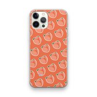 Just peachy: iPhone 12 Pro Transparant Hoesje