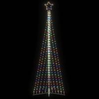 VidaXL Led-kerstboom 495 leds kleurrijk 300,5 cm