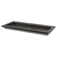 Wastafel Forzalaqua Helsinki Hardsteen Gezoet Met 2 Kraangaten 120,5x51,5x9,5 cm Forzalaqua