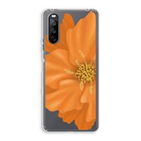 Orange Ellila flower: Sony Xperia 10 III Transparant Hoesje