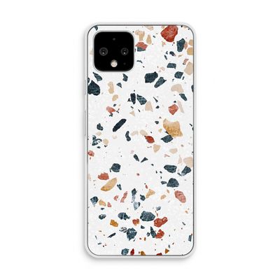 Terrazzo N°4: Pixel 4 Transparant Hoesje