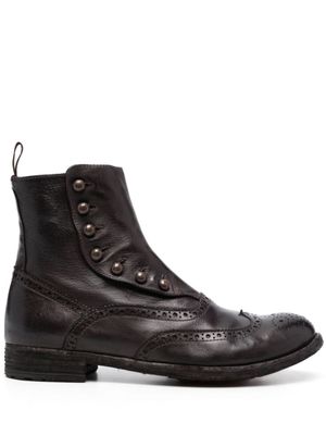 Officine Creative bottines Lexikon 153 en cuir - Marron