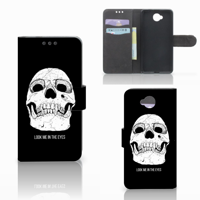 Telefoonhoesje met Naam Microsoft Lumia 650 Skull Eyes