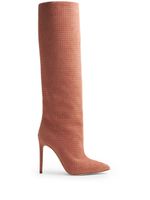Paris Texas bottines en cuir à ornements en cristal 105 mm - Rose