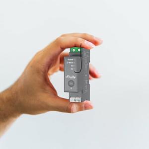 Shelly Qubino Wave Pro 2 power relay Grijs