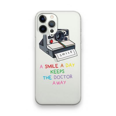 Smile: iPhone 12 Pro Transparant Hoesje