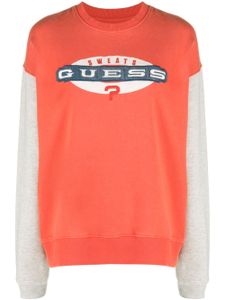 GUESS USA sweat à logo brodé - Rouge