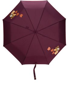 Moschino parapluie compact à motif Teddy Bear - Rouge