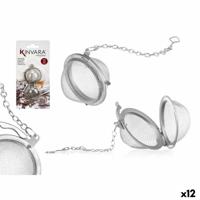 Infuser Kinvara KT166334-5CM 304 Metaal Staal 8,5 x 18 x 2,5 cm (12 Stuks)
