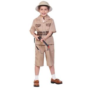 Safari kostuum - kinderen - polyester - jungle verkleedkleding - Carnavalskleding