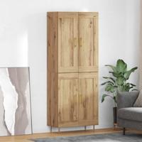 Hoge kast Artisan Eiken 69,5 x 34 x 180 cm Bewerkt hout