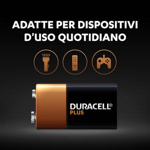 Duracell Plus Power Batterij blok 6LR61 9V