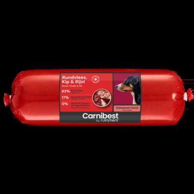 Carnibest Carnibest Rundvlees Kip & Rijst 500g