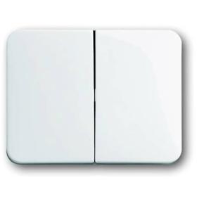 Busch-Jaeger 2CKA001751A2110 Serietoets Afdekking Verkeerswit, Wit 1 stuk(s)