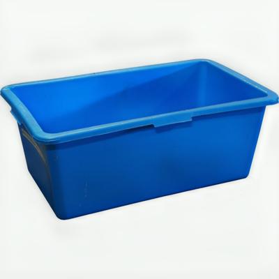 Rechthoekig watervat 90L blauw