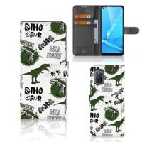 Telefoonhoesje | Met pasjeshouder | voor OPPO A72 | OPPO A52 Dinosaurus