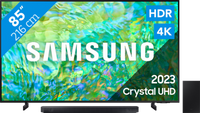 Samsung Crystal UHD 85CU8000 (2023) + Soundbar