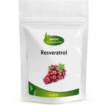 30% Stapelkorting | Resveratrol | 60 capsules | Vegan | Vitaminesperpost.nl