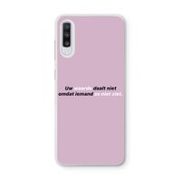 uw waarde daalt niet: Samsung Galaxy A70 Transparant Hoesje