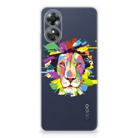 OPPO A17 Telefoonhoesje met Naam Lion Color - thumbnail