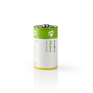 Nedis BAAKLR202BL Alkaline Batterij D 1,5 V 2 Stuks Blister