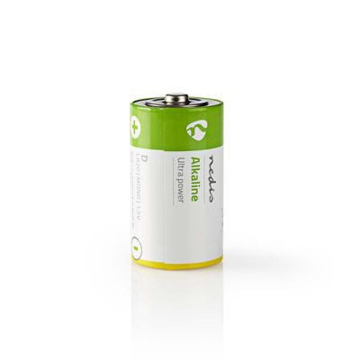Nedis BAAKLR202BL Alkaline Batterij D 1,5 V 2 Stuks Blister