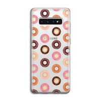 Donuts: Samsung Galaxy S10 4G Transparant Hoesje