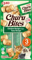 CIAO Churu Bites Chicken Recipe wraps Tuna Kat Snack Kip, Tonijn 10 g - thumbnail