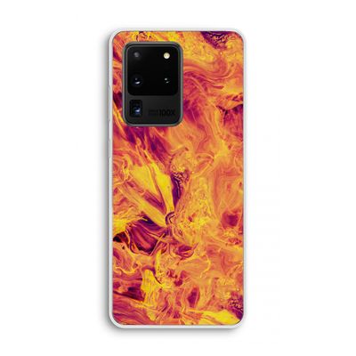 Eternal Fire: Samsung Galaxy S20 Ultra Transparant Hoesje