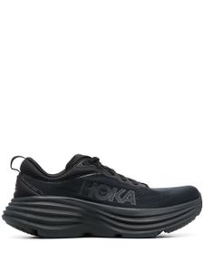 HOKA baskets lacées à logo imprimé - Noir