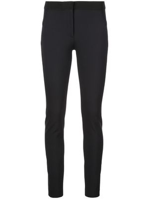 Veronica Beard pantalon skinny à détails de plis - Bleu