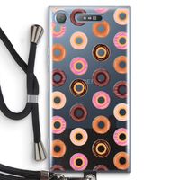 Donuts: Sony Xperia XZ1 Transparant Hoesje met koord