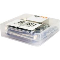 Bofix vork-kroonbout rvs m6-45 compleet (10st)