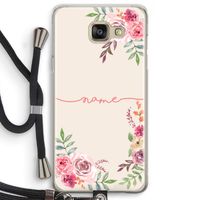 Rozen: Samsung Galaxy A5 (2016) Transparant Hoesje met koord