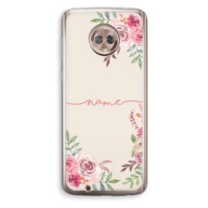 Rozen: Motorola Moto G6 Transparant Hoesje