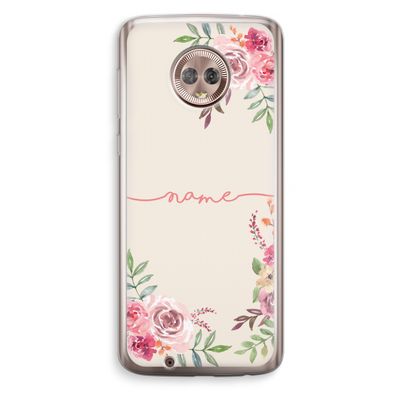Rozen: Motorola Moto G6 Transparant Hoesje